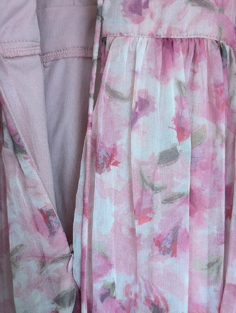 Novella Pink Floral Ruffled Bustier Lace-Up Maxi Dress -
Lulu's - Picture 10 of 14